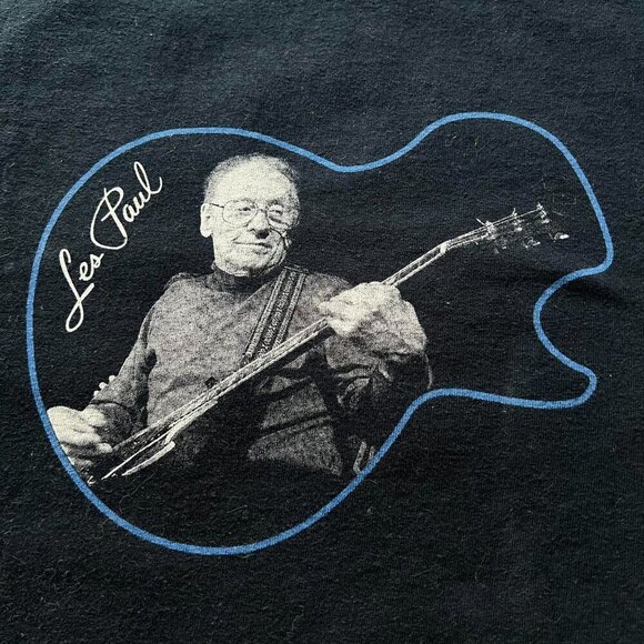 Vintage Les Paul Live The Iridium Jazz Club T Shirt - Picture 3 of 6